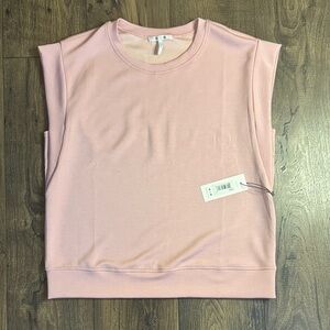 Three Dots Adeline Blush Pink Sleeveless Top Super Soft